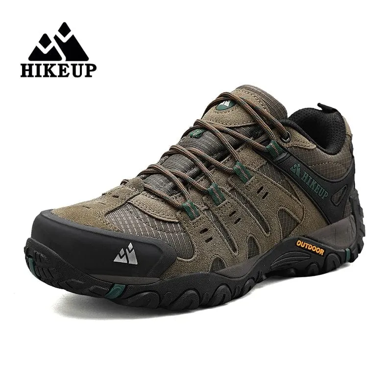 HIKEUP Herren-Wanderschuhe, Wildleder, Outdoor-Schuhe, verschleißfest, für Herren, Trekking, Wandern, Jagd, taktische Turnschuhe
