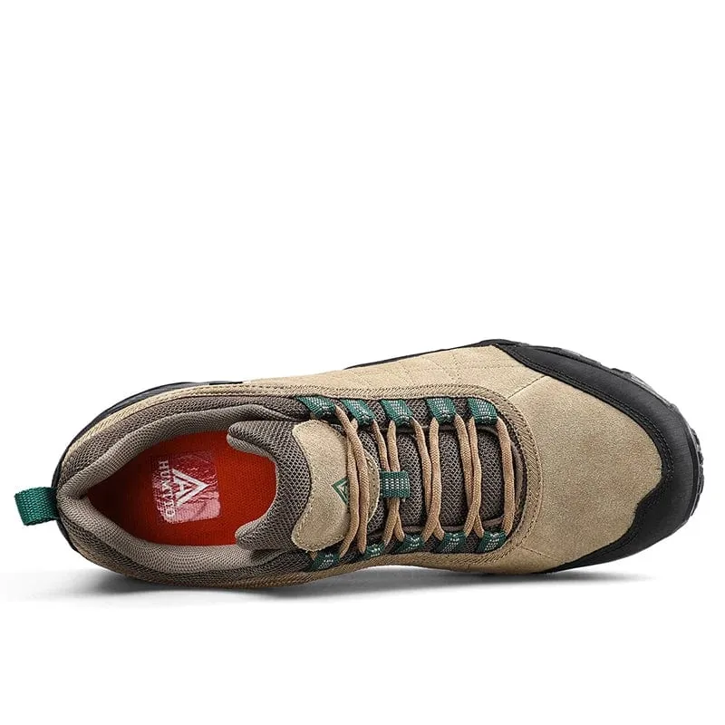 Humtto Neue Ankunft Leder Wanderschuhe Verschleiß-beständig Outdoor Sport Männer Schuhe Lace-Up Herren Klettern Trekking Jagd Turnschuhe