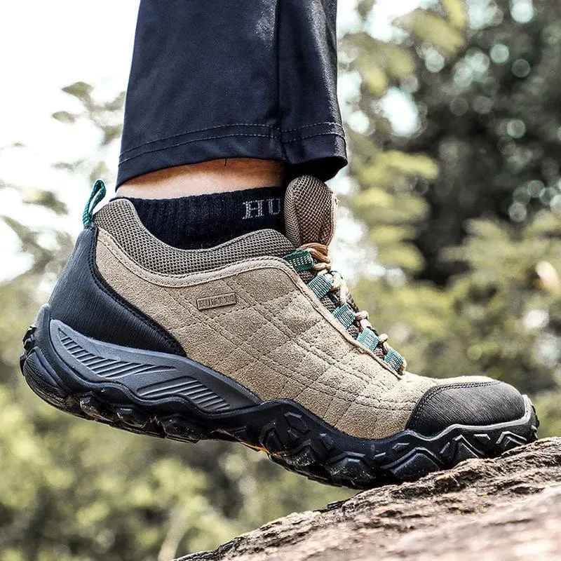 Humtto Neue Ankunft Leder Wanderschuhe Verschleiß-beständig Outdoor Sport Männer Schuhe Lace-Up Herren Klettern Trekking Jagd Turnschuhe
