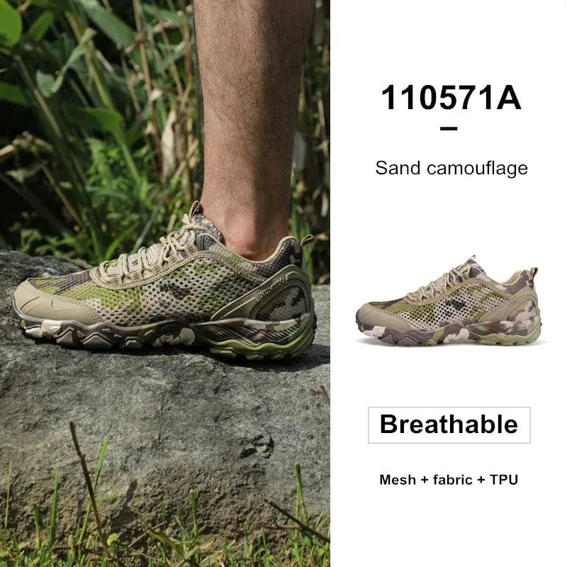 Humtto Neue Ankunft Leder Wanderschuhe Verschleiß-beständig Outdoor Sport Männer Schuhe Lace-Up Herren Klettern Trekking Jagd Turnschuhe