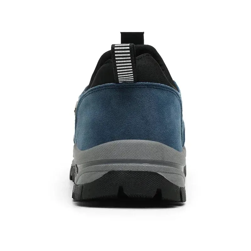 Outdoor Wanderschuhe Herren Sneakers Winter Slip on Casual Herrenschuhe Atmungsaktiv Wildleder Lederschuh Rutschfeste Wanderschuhe Schuhe