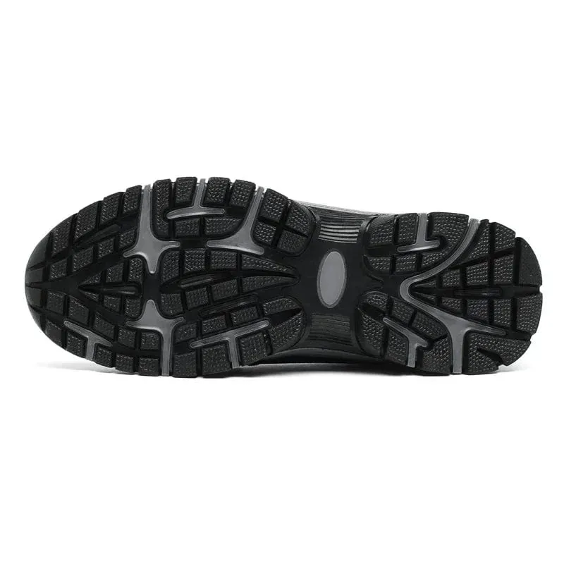 Outdoor Wanderschuhe Herren Sneakers Winter Slip on Casual Herrenschuhe Atmungsaktiv Wildleder Lederschuh Rutschfeste Wanderschuhe Schuhe