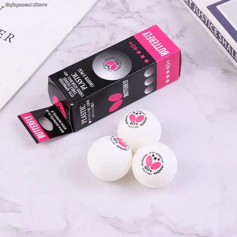 6 Stück/2 Kartons Professionelle 40+ 40 mm Hochwertige Tischtennisbälle Tischtennisbälle Drei-Sterne-Level 2er-Pack Ping-Pong-Bälle