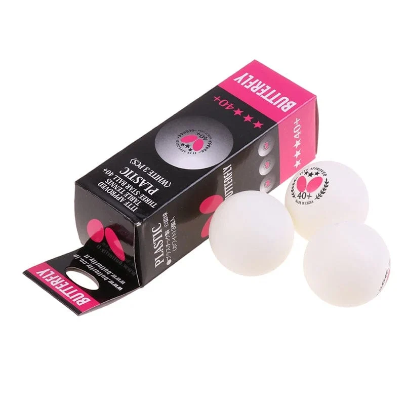 6 Stück/2 Kartons Professionelle 40+ 40 mm Hochwertige Tischtennisbälle Tischtennisbälle Drei-Sterne-Level 2er-Pack Ping-Pong-Bälle