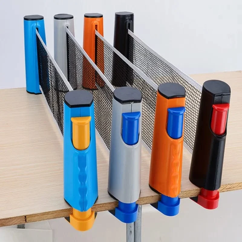 Einziehbares Tischtennisnetz, tragbares Ping-Pong-Netz, 175 cm, skalierbar, passend für jeden Tisch