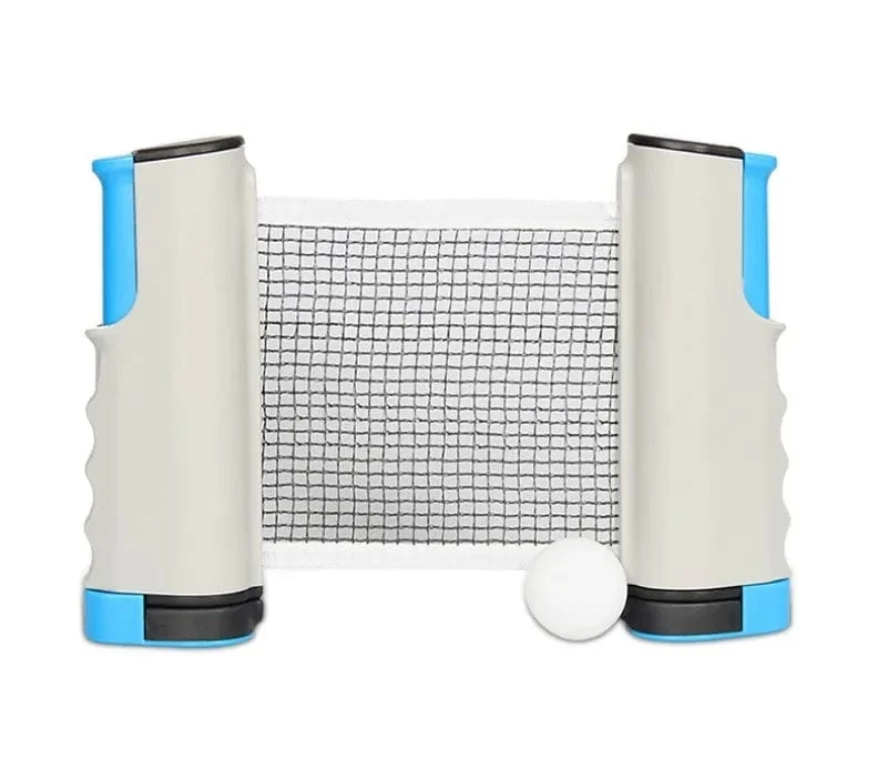 Einziehbares Tischtennisnetz, tragbares Ping-Pong-Netz, 175 cm, skalierbar, passend für jeden Tisch