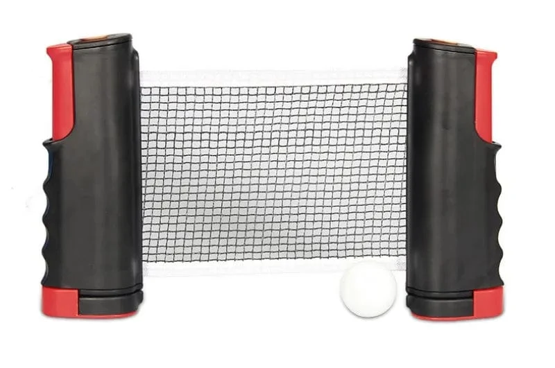 Einziehbares Tischtennisnetz, tragbares Ping-Pong-Netz, 175 cm, skalierbar, passend für jeden Tisch