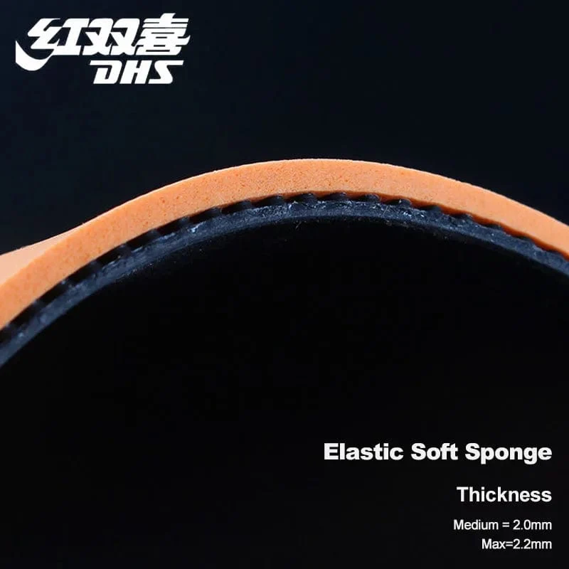 Original DHS PF4 50 Tischtennis Gummi Klebrige Noppen-in PF4 Ping Pong Gummi für Loop Driving mit Angriff