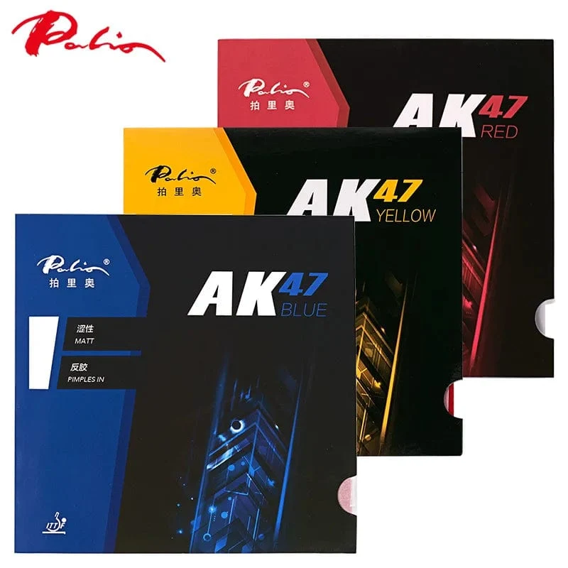 Original PALIO AK47 Tischtennis Gummi Schleife Offensive ROT BLAU GELB AK-47 AK 47 Spin Angriff Ping Pong Schwamm