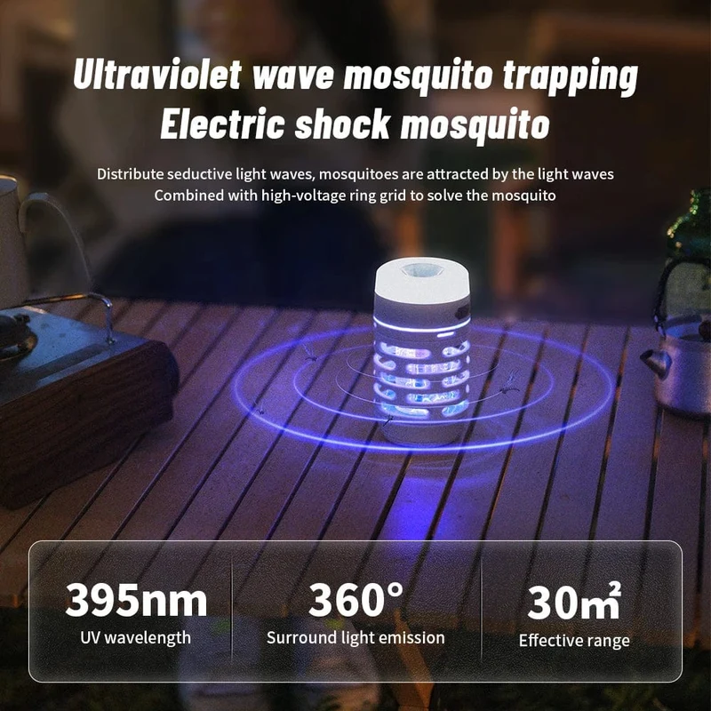 Naturehike Camping Stromschlag Moskito-Mörder-Lampe Outdoor Flutlicht Insektenvernichter Repellent Anti-Mückenfalle Taschenlampe