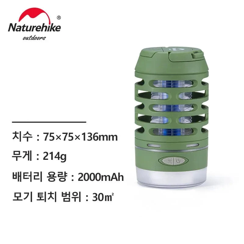 Naturehike Camping Stromschlag Moskito-Mörder-Lampe Outdoor Flutlicht Insektenvernichter Repellent Anti-Mückenfalle Taschenlampe