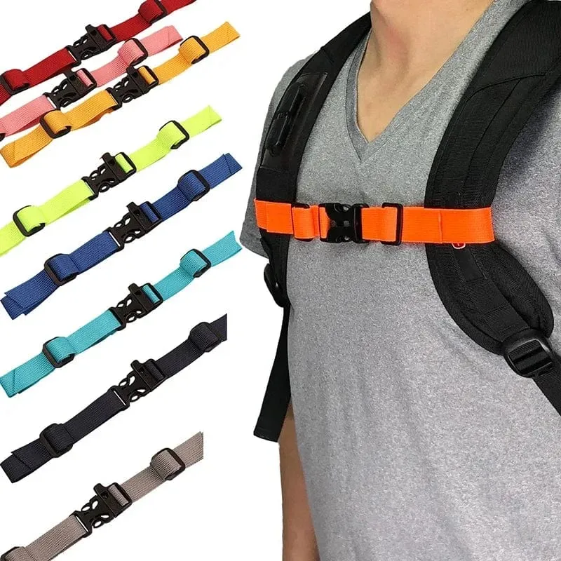 Rucksack Brusttasche Gurt Harness Verstellbarer Schultergurt für Tasche Outdoor Camping Taktische Taschen Riemen Zubehör für Rucksack