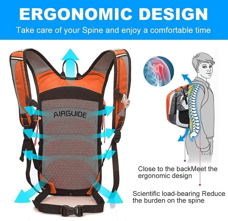 18 l ultraleichter Outdoor-Sport-Rucksack zum Klettern, Wandern, Laufen, Radfahren, Trinken, wasserdicht