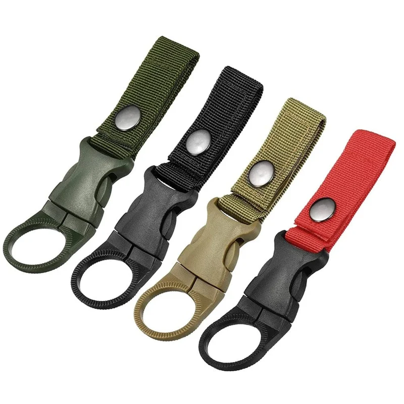 Outdoor Karabiner Werkzeug Taktische Schlüssel Haken MOLLE Hängen Rucksack Gürtel Taille Tasche Schnalle Camping Wandern Keychain Zubehör