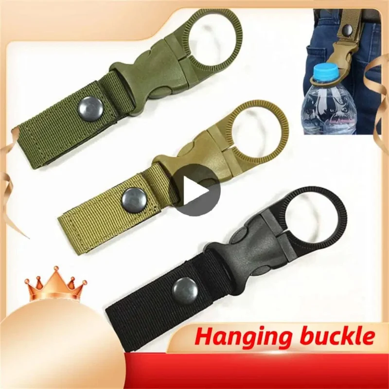 Outdoor Karabiner Werkzeug Taktische Schlüssel Haken MOLLE Hängen Rucksack Gürtel Taille Tasche Schnalle Camping Wandern Keychain Zubehör