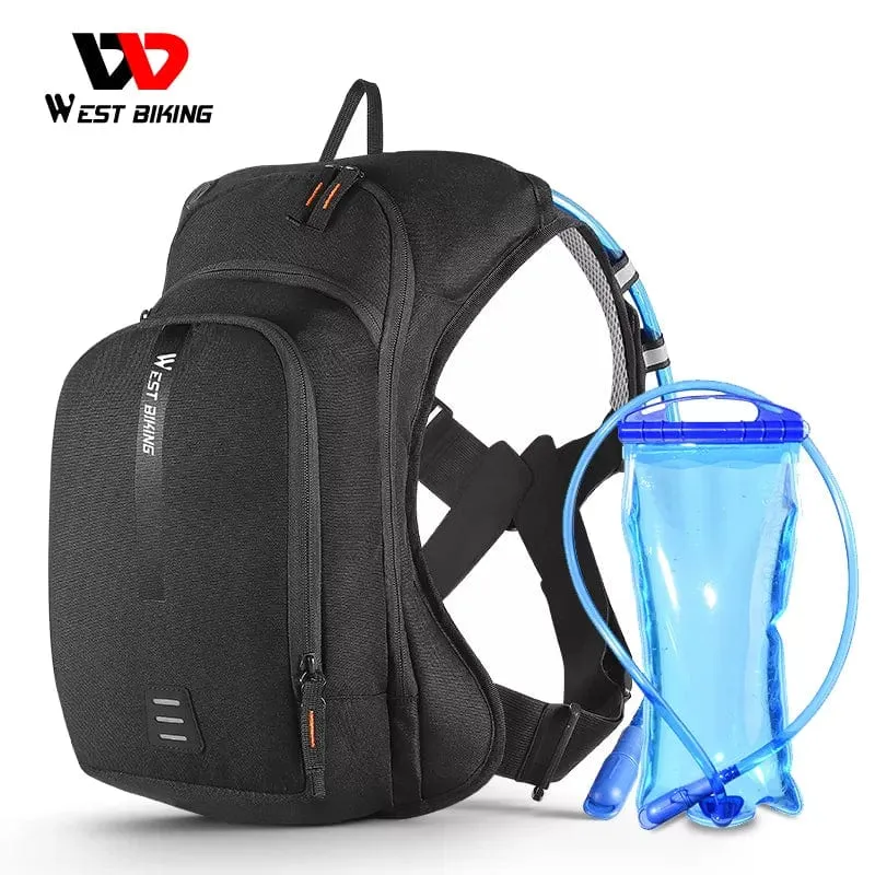 WEST BIKING Ultraleicht Fahrrad Tasche 10L Sport Trink Rucksack Ergonomie MTB Rennrad Radfahren Wasser Tasche Outdoor Klettern Tasche