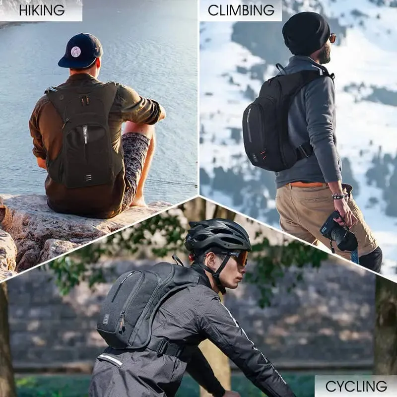 WEST BIKING Ultraleicht Fahrrad Tasche 10L Sport Trink Rucksack Ergonomie MTB Rennrad Radfahren Wasser Tasche Outdoor Klettern Tasche