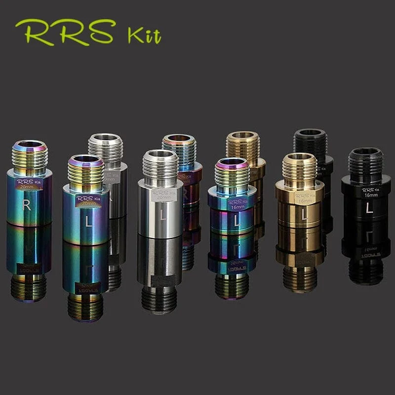 Rrskit Fahrradpedalverlängerungsschrauben Abstandshalter R66E Pedalverlängerungsachse Kurbelzubehör 16Mm 20Mm Für MTB Rennradpedal