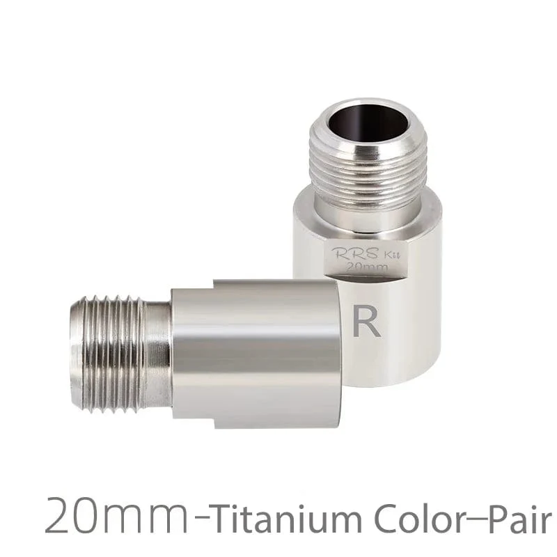 Rrskit Fahrradpedalverlängerungsschrauben Abstandshalter R66E Pedalverlängerungsachse Kurbelzubehör 16Mm 20Mm Für MTB Rennradpedal
