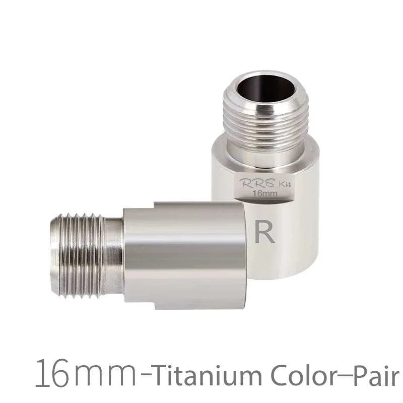 Rrskit Fahrradpedalverlängerungsschrauben Abstandshalter R66E Pedalverlängerungsachse Kurbelzubehör 16Mm 20Mm Für MTB Rennradpedal