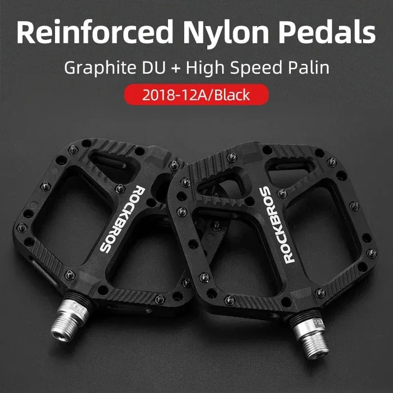 ROCKBROS fahrrad ultra-light lager pedal nylon verbund high-speed-lager + graphit DU pedal reiten ist mehr geschmiert