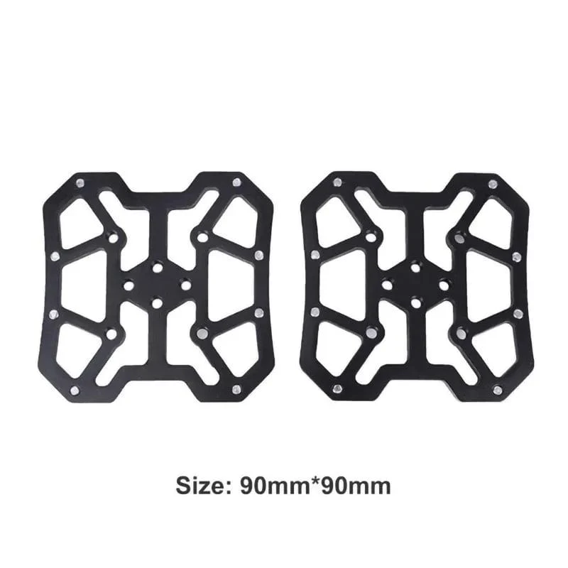 2 STÜCKE Aluminiumlegierung Fahrrad Klickpedale Universal Kompatible Fahrrad Klickpedal Plattformadapter für SPD KEO Rennrad MTB Fahrrad