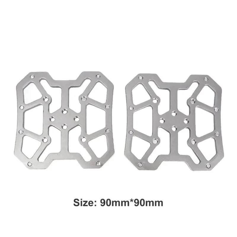2 STÜCKE Aluminiumlegierung Fahrrad Klickpedale Universal Kompatible Fahrrad Klickpedal Plattformadapter für SPD KEO Rennrad MTB Fahrrad