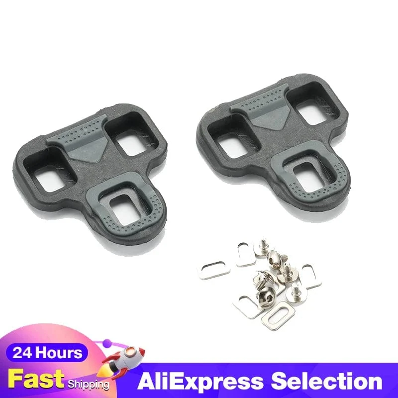 Rrskit Fahrradpedalplatten Rennrad Selbstsichernde Platte Für KEO Ultraleichte Fahrradpedalschuhe Cleat Schwimmend Für Wellgo RC7