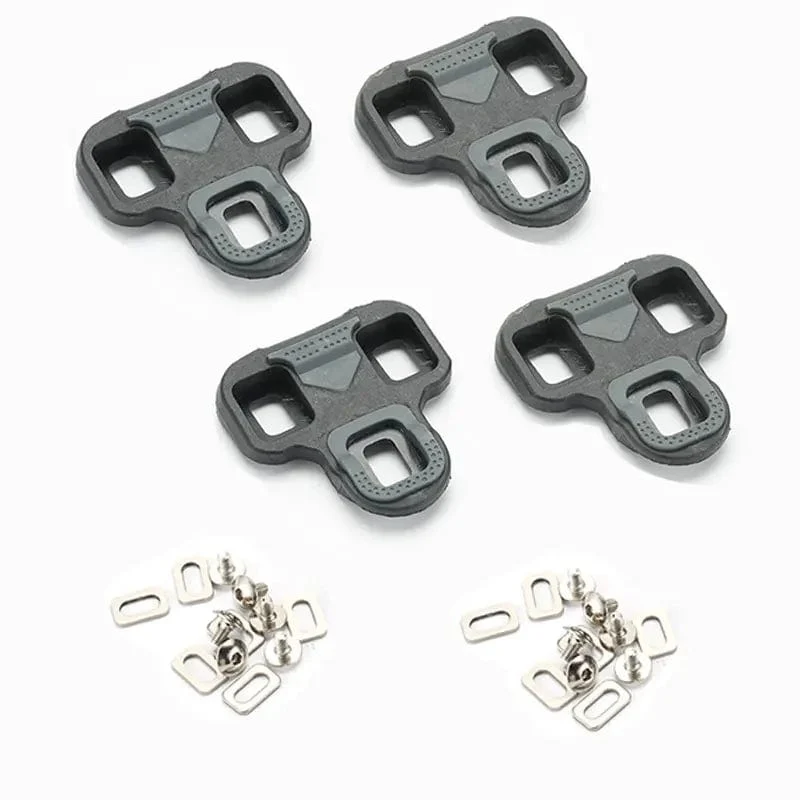 Rrskit Fahrradpedalplatten Rennrad Selbstsichernde Platte Für KEO Ultraleichte Fahrradpedalschuhe Cleat Schwimmend Für Wellgo RC7