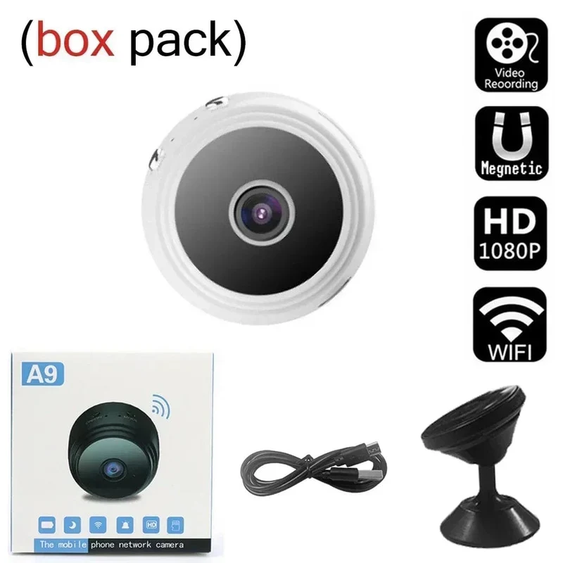 Mini A9 Kameras WiFi Wireless 1080p Fahrzeugkamera Voice Recorder Home Camcorder Sicherheitsüberwachungselektronik