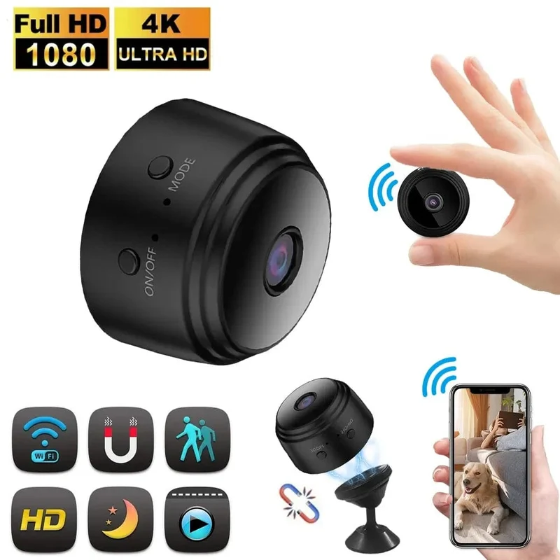 Mini A9 Kameras WiFi Wireless 1080p Fahrzeugkamera Voice Recorder Home Camcorder Sicherheitsüberwachungselektronik