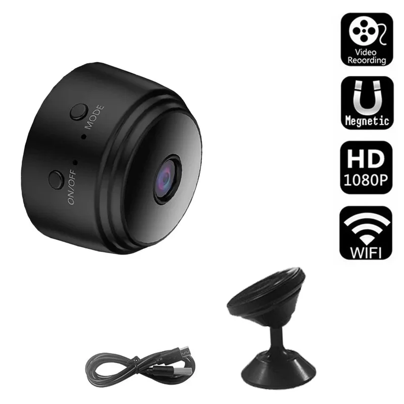 Mini A9 Kameras WiFi Wireless 1080p Fahrzeugkamera Voice Recorder Home Camcorder Sicherheitsüberwachungselektronik