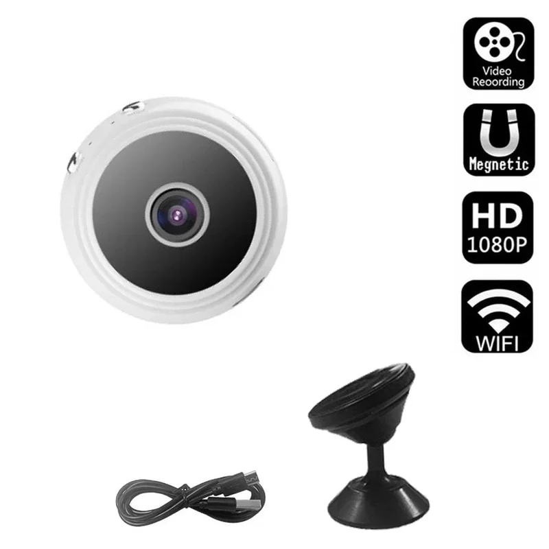 Mini A9 Kameras WiFi Wireless 1080p Fahrzeugkamera Voice Recorder Home Camcorder Sicherheitsüberwachungselektronik