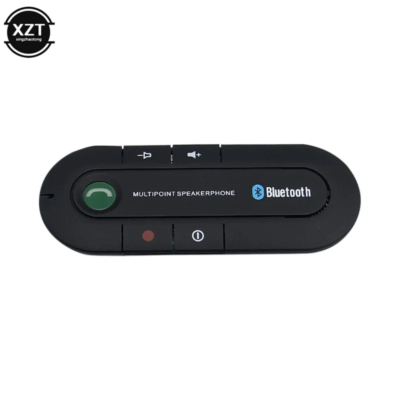 Freisprecheinrichtung fürs Auto, 4.1 + EDR, kabellose Bluetooth-kompatible Freisprecheinrichtung, MP3-Musik-Player, USB-Power-Audio-Empfänger, Clip an der Sonnenblende