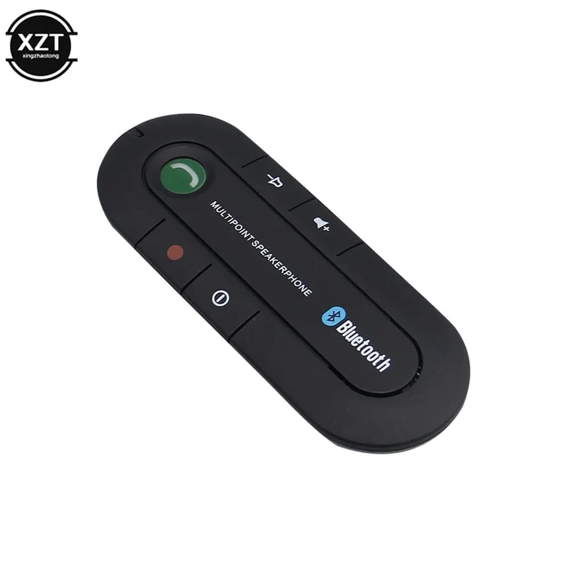 Freisprecheinrichtung fürs Auto, 4.1 + EDR, kabellose Bluetooth-kompatible Freisprecheinrichtung, MP3-Musik-Player, USB-Power-Audio-Empfänger, Clip an der Sonnenblende