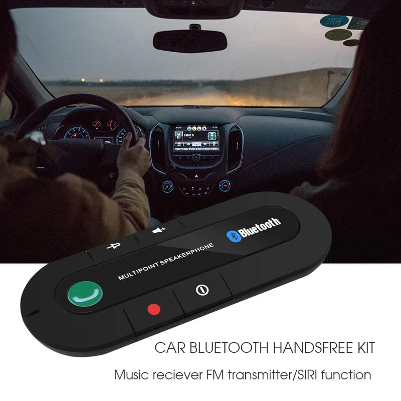 Drahtlose Bluetooth Car Kit Freisprecheinrichtung Sonnenblende Lautsprecher Für Telefon Auto Bluetooth Audio Receiver Zubehör