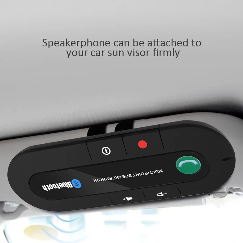 Drahtlose Bluetooth Car Kit Freisprecheinrichtung Sonnenblende Lautsprecher Für Telefon Auto Bluetooth Audio Receiver Zubehör