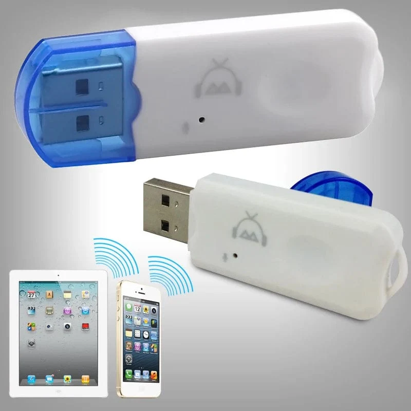 USB Bluetooth V2.1 Audio Stereo Receiver Drahtloser Freisprechadapter A2DP Dongle Car Kit für Lautsprecher Für iphone Für Auto oder