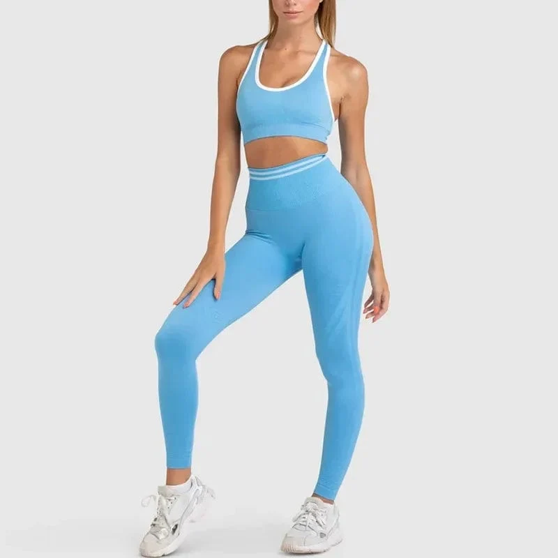 Nahtlose Yoga-Sets, Sport-Fitness, hohe Taille, Hüftheben, Hosen, langärmlig, rückenfrei, Trainingskleidung, Gym-Shorts-Set für Damen