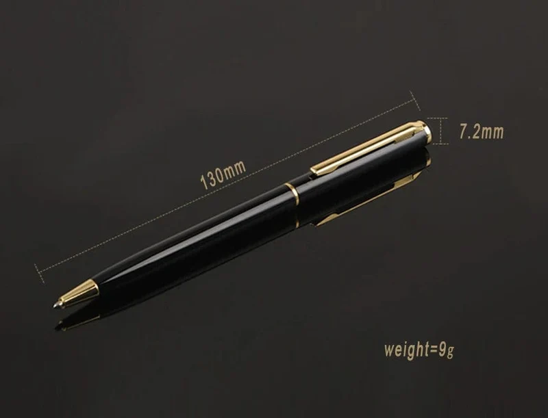 Benutzerdefinierter goldener Text-Kugelschreiber, personalisiertes Geschenk für das Schulbüro-Logo, Lehrer-Schreibwarengeschäft, luxuriöses koreanisches Produktschreiben