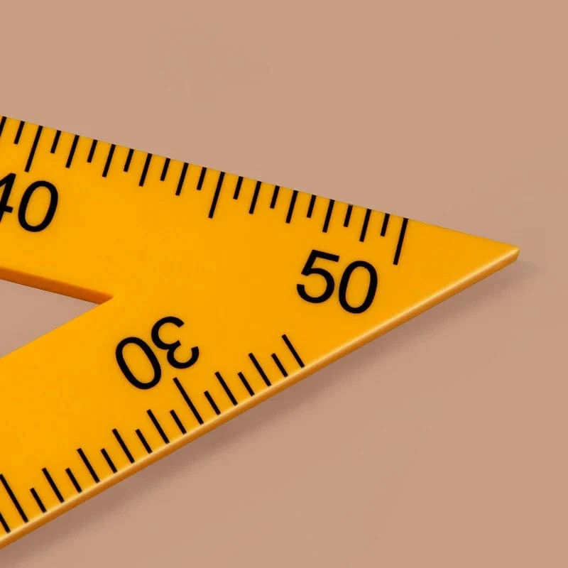 Lehrdreieck-Lineal, Winkelmesser, Kompass, mathematische Zeicheninstrumente für Lehrer, pädagogisches Briefpapier, 50/100 cm, gerades Lineal