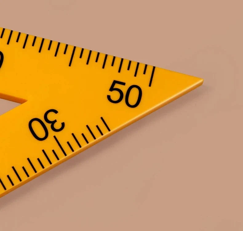 Lehrdreieck-Lineal, Winkelmesser, Kompass, mathematische Zeicheninstrumente für Lehrer, pädagogisches Briefpapier, 50/100 cm, gerades Lineal