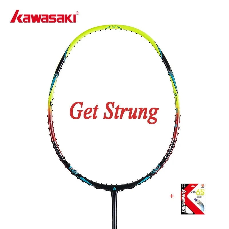 Kawasaki 5U Badmintonschläger Professioneller, superleichter Offensiv-Badmintonschläger mit hohem Graphitgehalt für das Training NeZha 35