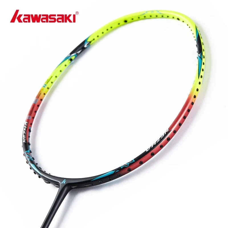 Kawasaki 5U Badmintonschläger Professioneller, superleichter Offensiv-Badmintonschläger mit hohem Graphitgehalt für das Training NeZha 35