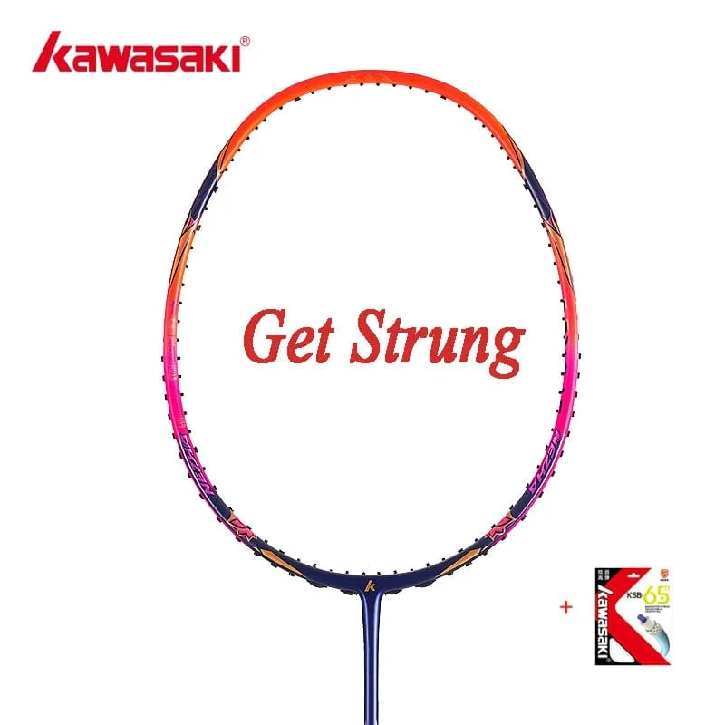Kawasaki 5U Badmintonschläger Professioneller, superleichter Offensiv-Badmintonschläger mit hohem Graphitgehalt für das Training NeZha 35