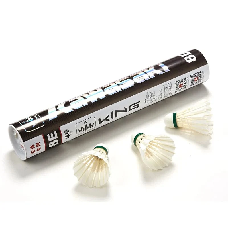 Kawasaki Upgrade Feder-Badminton-Federball für Vereine und Trainingsschläger Sport Speed ​​76 77 Langlebiger Badmintonball 6E/8E/10E
