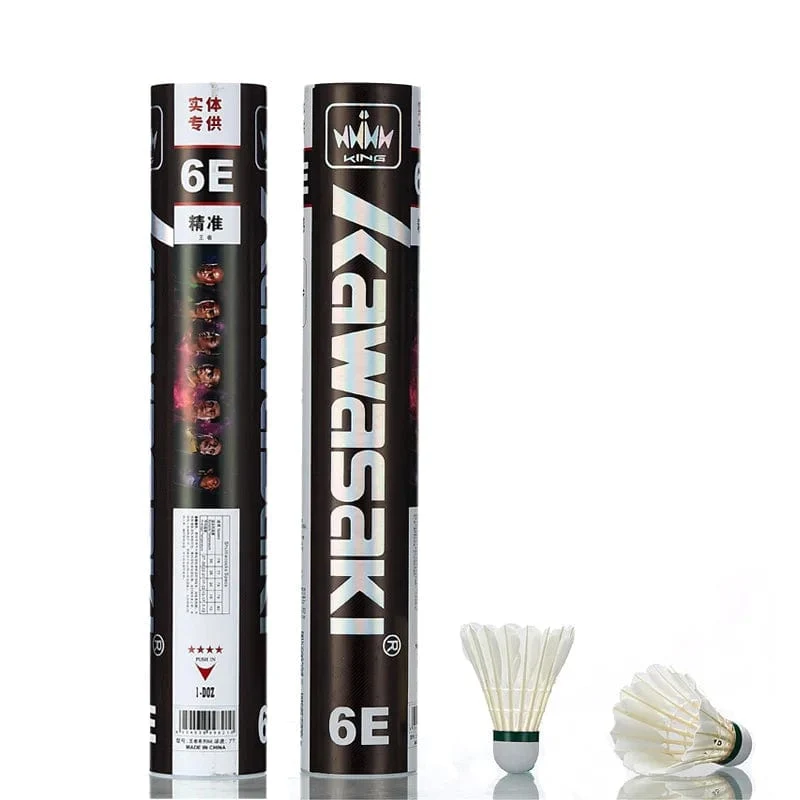 Kawasaki Upgrade Feder-Badminton-Federball für Vereine und Trainingsschläger Sport Speed ​​76 77 Langlebiger Badmintonball 6E/8E/10E