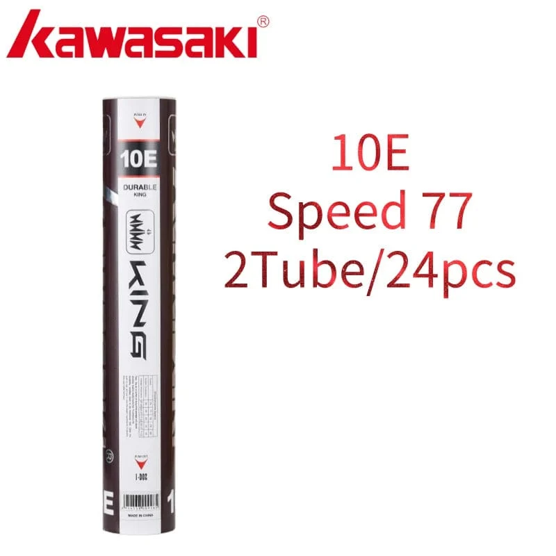 Kawasaki Upgrade Feder-Badminton-Federball für Vereine und Trainingsschläger Sport Speed ​​76 77 Langlebiger Badmintonball 6E/8E/10E