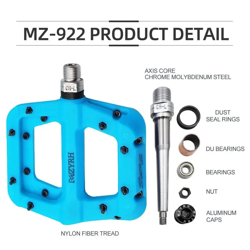 Fahrrad Pedal Anti-slip Ultraleicht Nylon MTB Mountainbike Pedal Versiegelte Lager Pedale Fahrrad Zubehör Teile