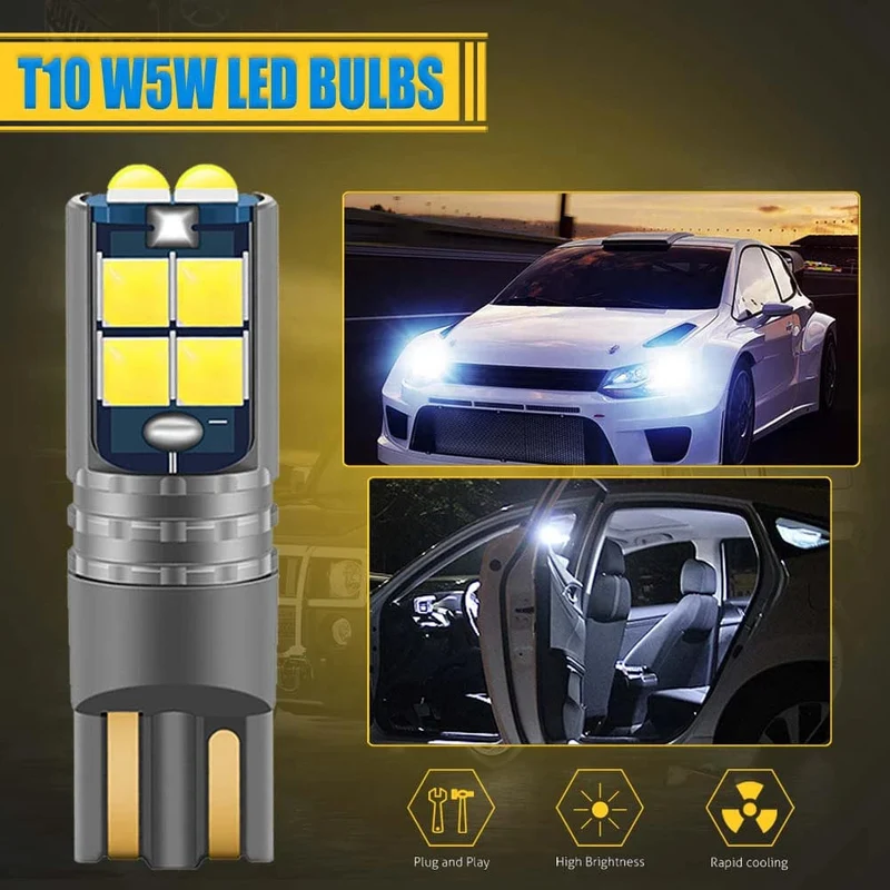 2 stücke Hohe Qualität T10 W5W Super Helle Auto Innen Lesen Dome Licht Marker Lampe 168 194 LED Auto Keil parkplatz Lampen Orange